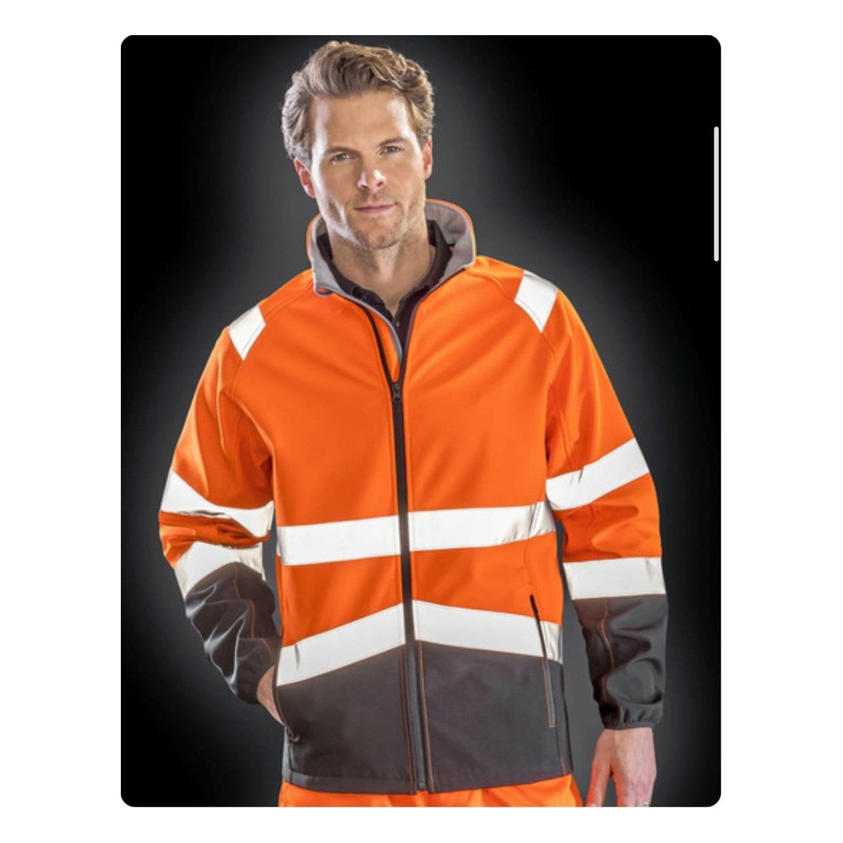 Printable Safety Softshell Jacket RT450