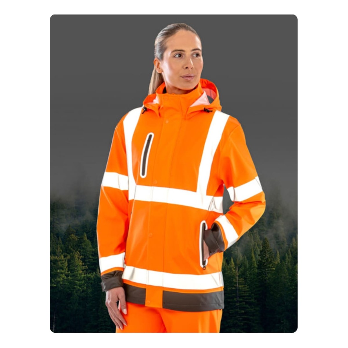 Heavy Duty Prism PU Safe & Dry Jacket with Recycled Backing RT507